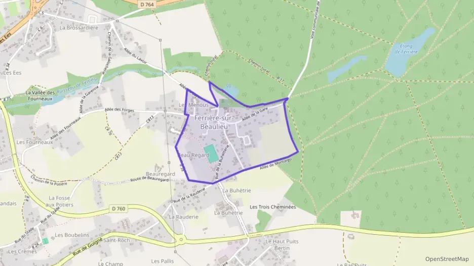 Maison 33 m² deux pieces à vendre à Ferrière-sur-Beaulieu