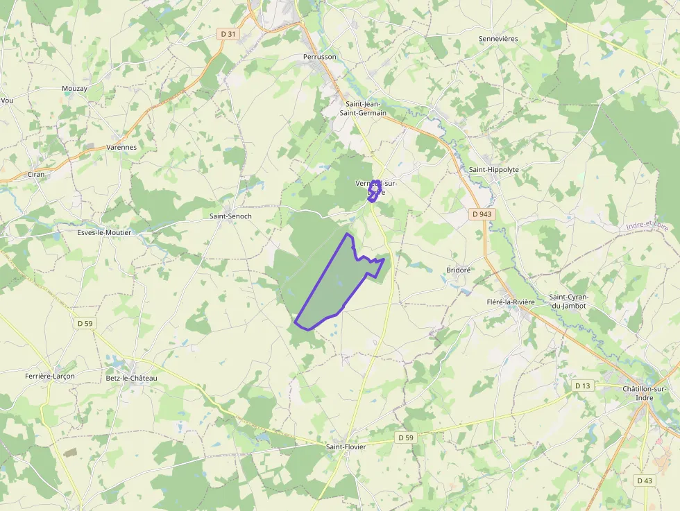 Maison 92 m² quatre pièces à vendre à Verneuil-sur-Indre