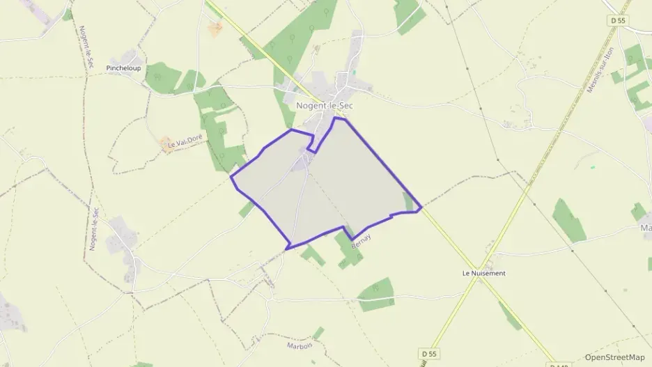 Maison 60 m² quatre pièces à vendre à Nogent-le-Sec