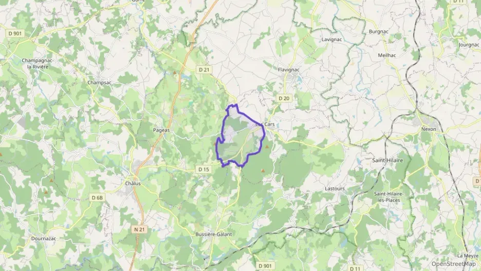 Maison 88 m² quatre pièces à vendre à Les Cars Maison 88 m² quatre pièces à vendre à Les Cars