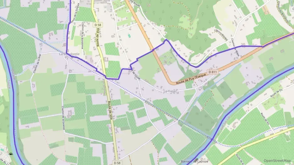 Maison 88 m² quatre pièces à vendre à Duravel