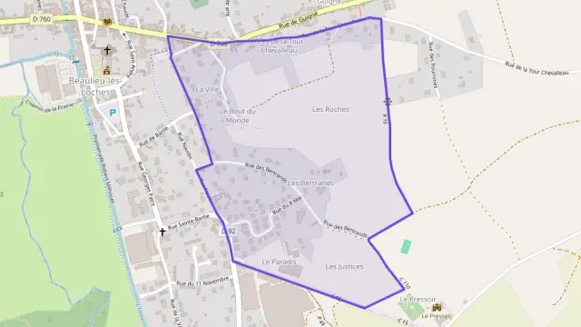 Maison 96 m² quatre pièces à vendre à Beaulieu-lès-Loches