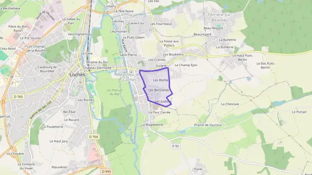 Maison 96 m² quatre pièces à vendre à Beaulieu-lès-Loches