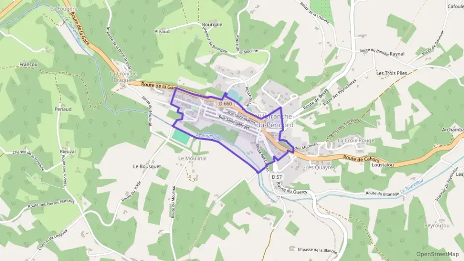 Maison 55 m² deux pieces à vendre à Villefranche-du-Périgord