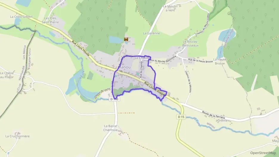 Maison 41 m² trois pièces à vendre à Manou Maison 41 m² trois pièces à vendre à Manou