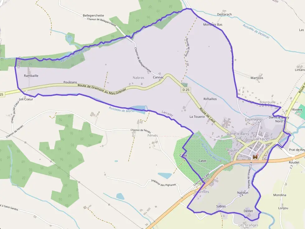 Maison 74 m² quatre pièces à vendre à Larrazet