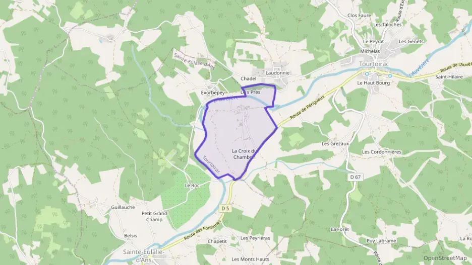 Maison 70 m² quatre pièces à vendre à Tourtoirac