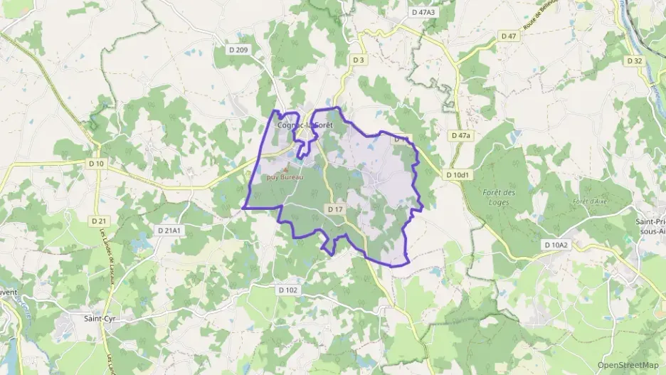 Maison 88 m² quatre pièces à vendre à Cognac-la-Forêt