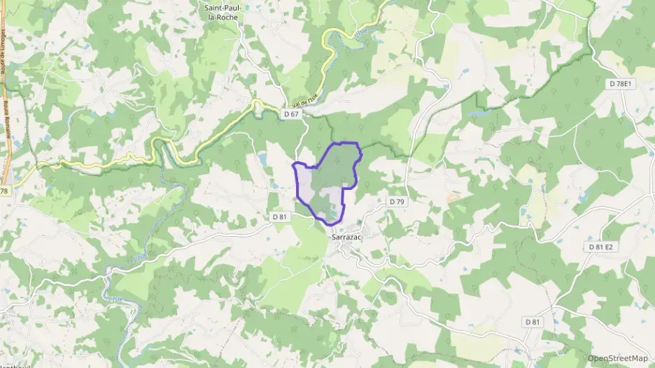Maison 86 m² quatre pièces à vendre à Sarrazac
