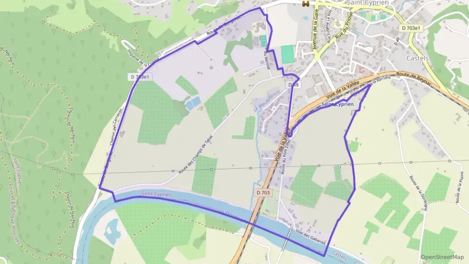 Maison 71 m² quatre pièces à vendre à Saint-Cyprien