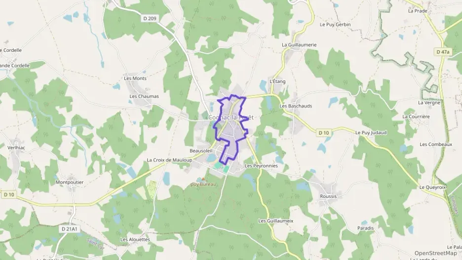 Maison 89 m² quatre pièces à vendre à Cognac-la-Forêt Maison 89 m² quatre pièces à vendre à Cognac-la-Forêt