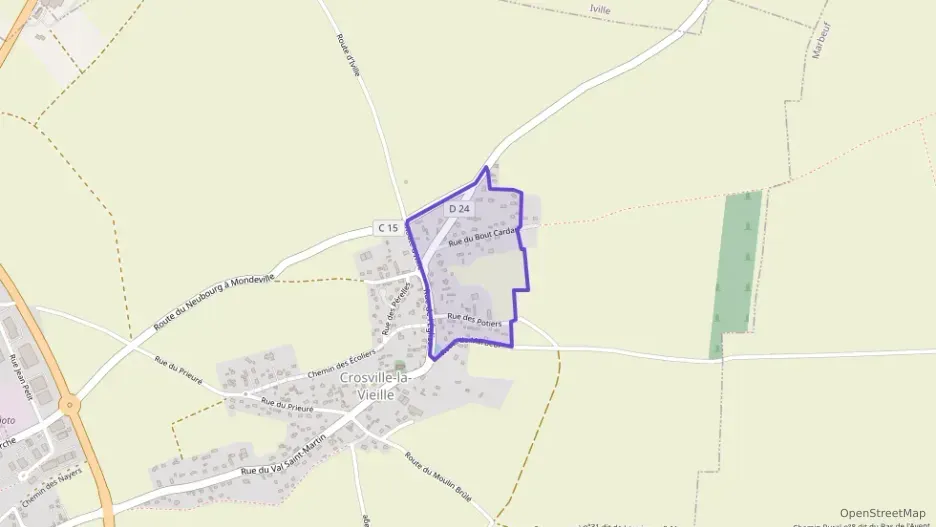 Maison 56 m² trois pièces à vendre à Crosville-la-Vieille