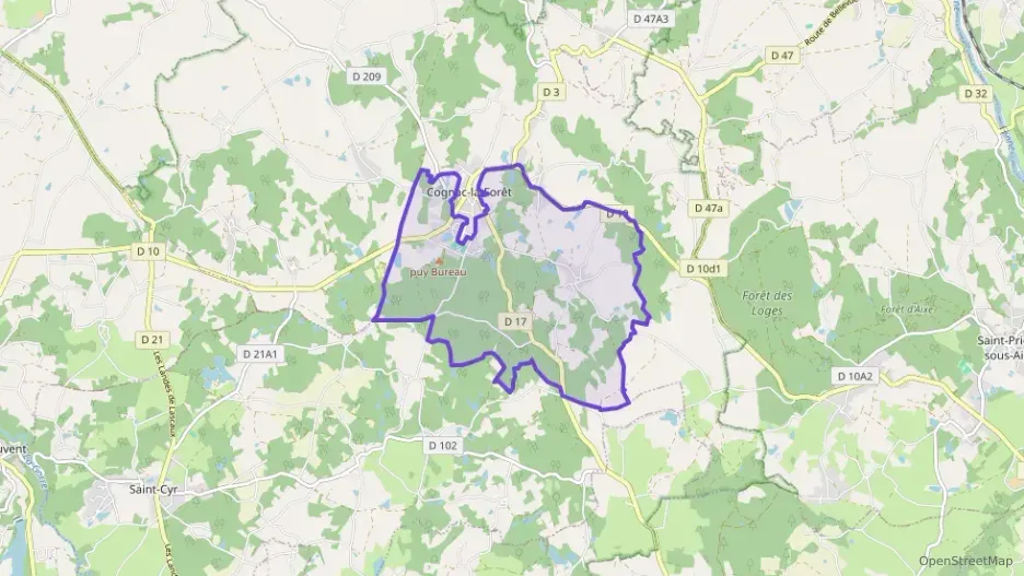 Maison 88 m² quatre pièces à vendre à Cognac-la-Forêt