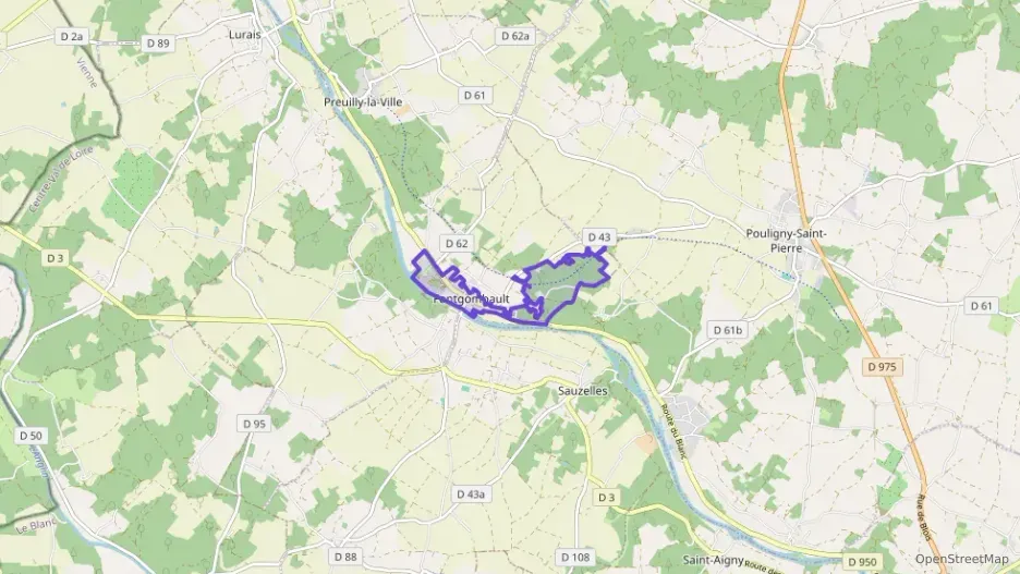 Maison 62 m² trois pièces à vendre à Fontgombault