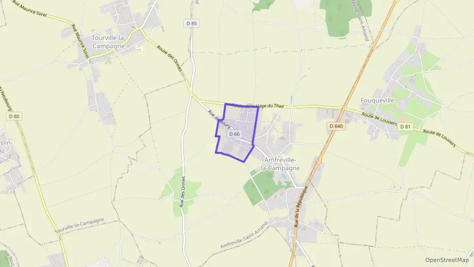Maison 80 m² quatre pièces à vendre à Amfreville-Saint-Amand