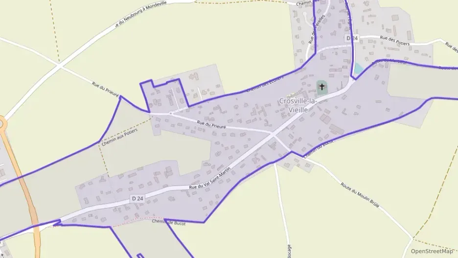 Maison 132 m² quatre pièces à vendre à Crosville-la-Vieille