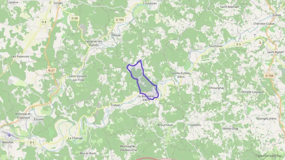 Maison 80 m² quatre pièces à vendre à Cubjac-Auvézère-Val d`Ans