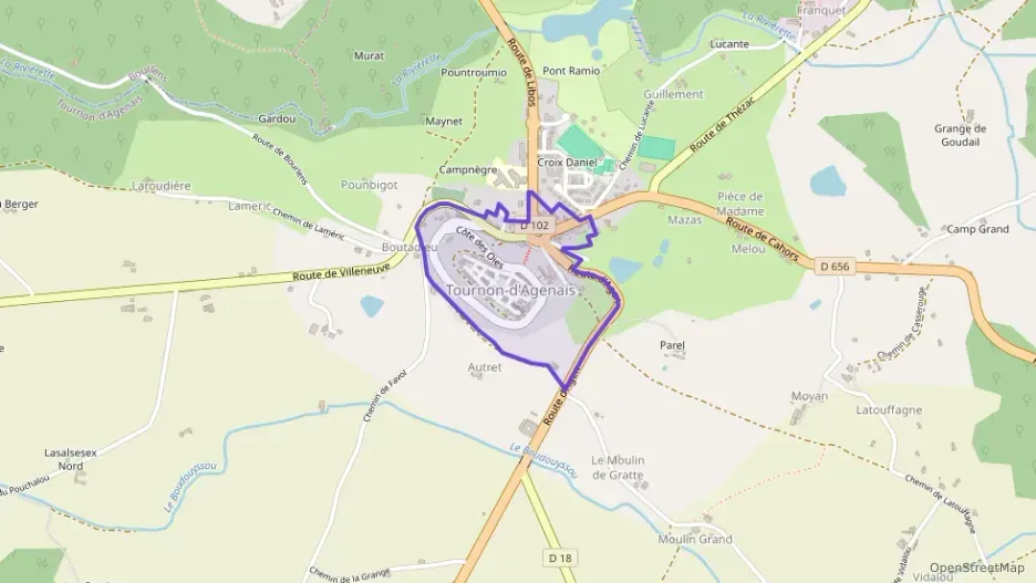 Maison 95 m² quatre pièces à vendre à Tournon-d`Agenais