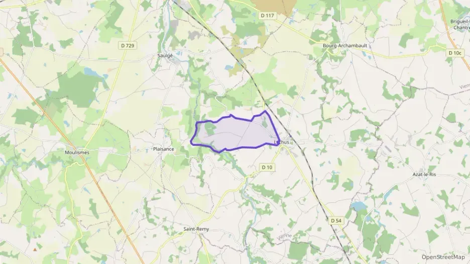 Maison 67 m² trois pièces à vendre à Lathus-Saint-Rémy