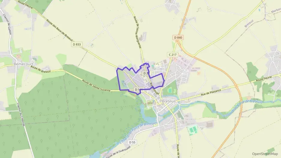 Maison 74 m² cinq pièces à vendre à Breteuil Maison 74 m² cinq pièces à vendre à Breteuil