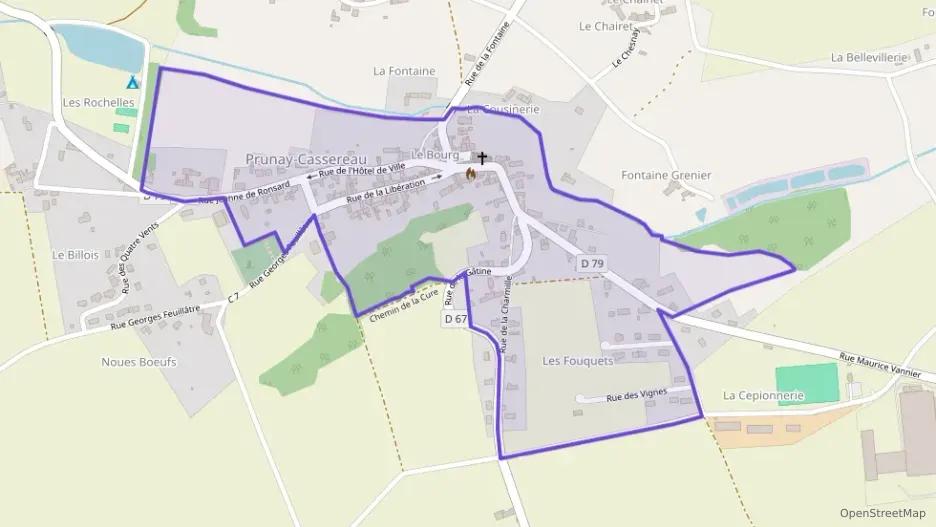 Maison 27 m² trois pièces à vendre à Prunay-Cassereau Maison 27 m² trois pièces à vendre à Prunay-Cassereau