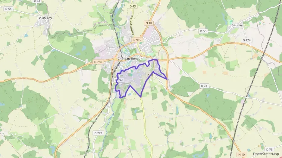 Maison 67 m² trois pièces à vendre à Auzouer-en-Touraine