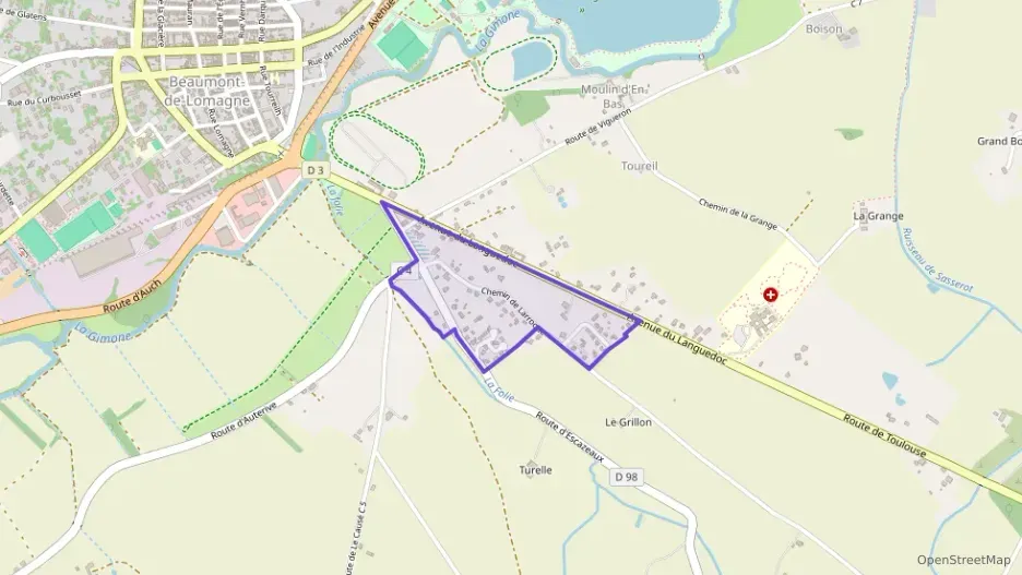 Maison 94 m² quatre pièces à vendre à Beaumont-de-Lomagne