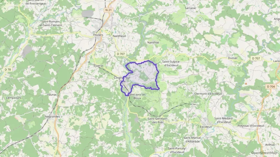Maison 70 m² deux pieces à vendre à Corgnac-sur-l`Isle
