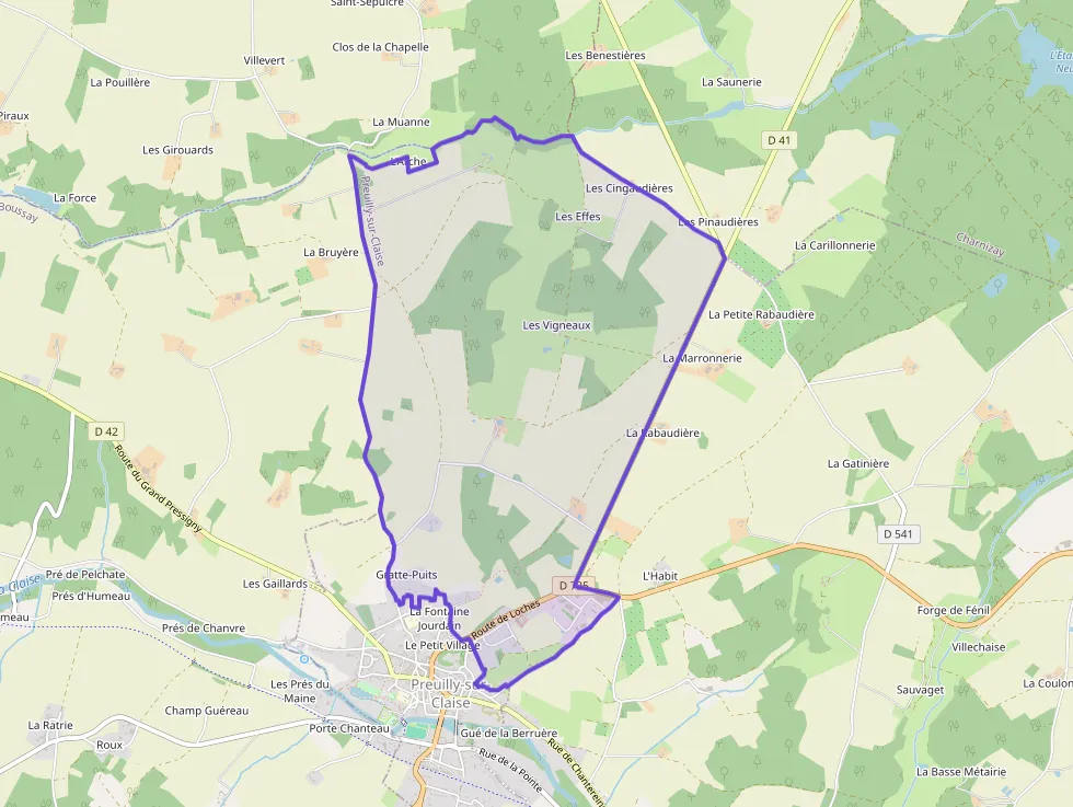 Maison 80 m² 5 pièces à vendre à Preuilly-sur-Claise