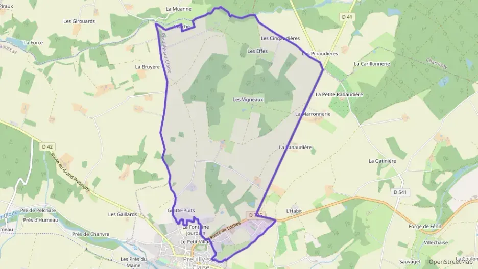 Maison 80 m² cinq pièces à vendre à Preuilly-sur-Claise Maison 80 m² cinq pièces à vendre à Preuilly-sur-Claise