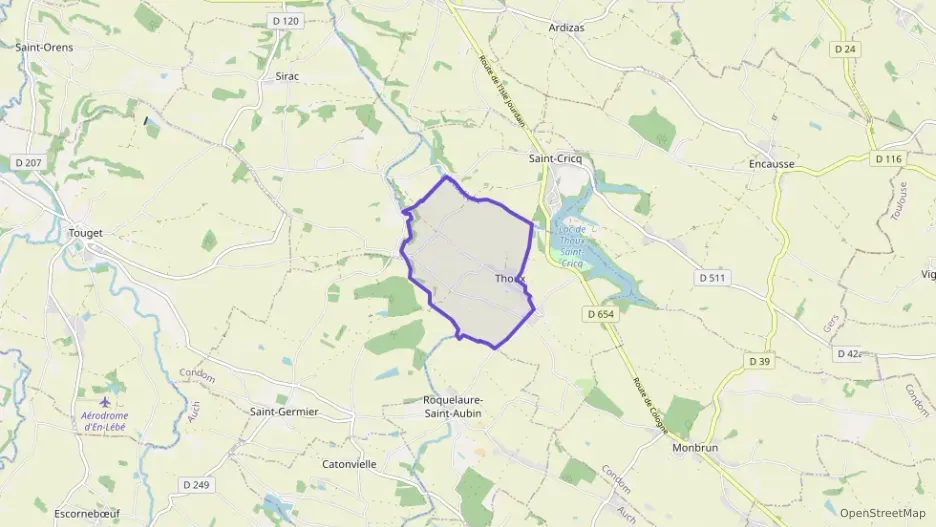 Maison 115 m² trois pièces à vendre à Thoux Maison 115 m² trois pièces à vendre à Thoux