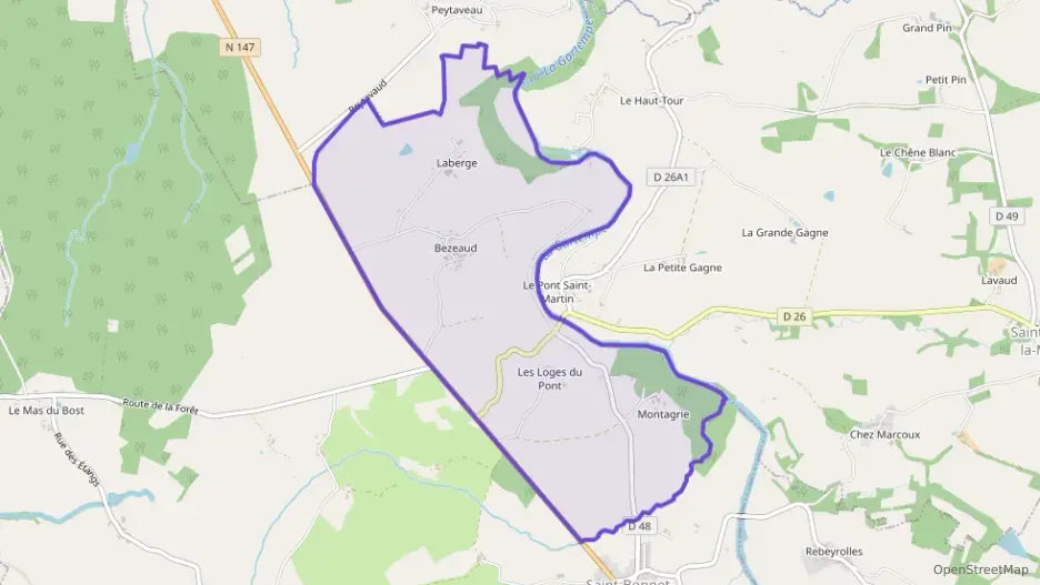 Maison 120 m² quatre pièces à vendre à Saint-Bonnet-de-Bellac Maison 120 m² quatre pièces à vendre à Saint-Bonnet-de-Bellac