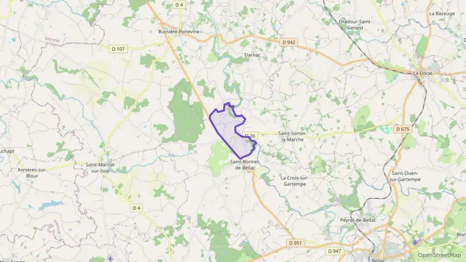 Maison 120 m² quatre pièces à vendre à Saint-Bonnet-de-Bellac Maison 120 m² quatre pièces à vendre à Saint-Bonnet-de-Bellac