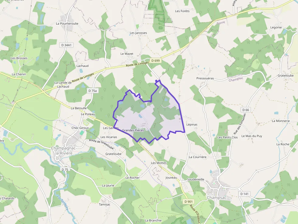 Maison 80 m² trois pièces à vendre à Champsac