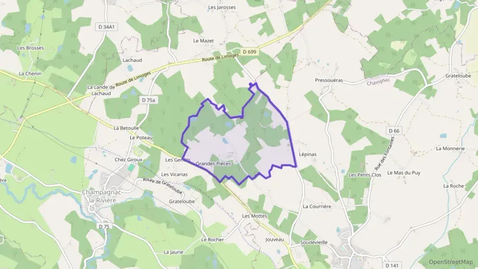 Maison 80 m² trois pièces à vendre à Champsac Maison 80 m² trois pièces à vendre à Champsac