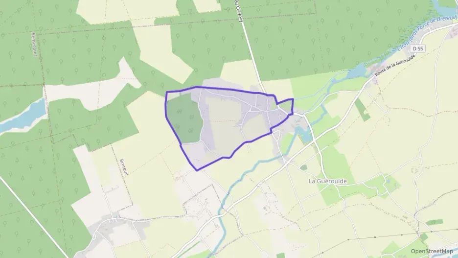 Maison 96 m² cinq pièces à vendre à Breteuil