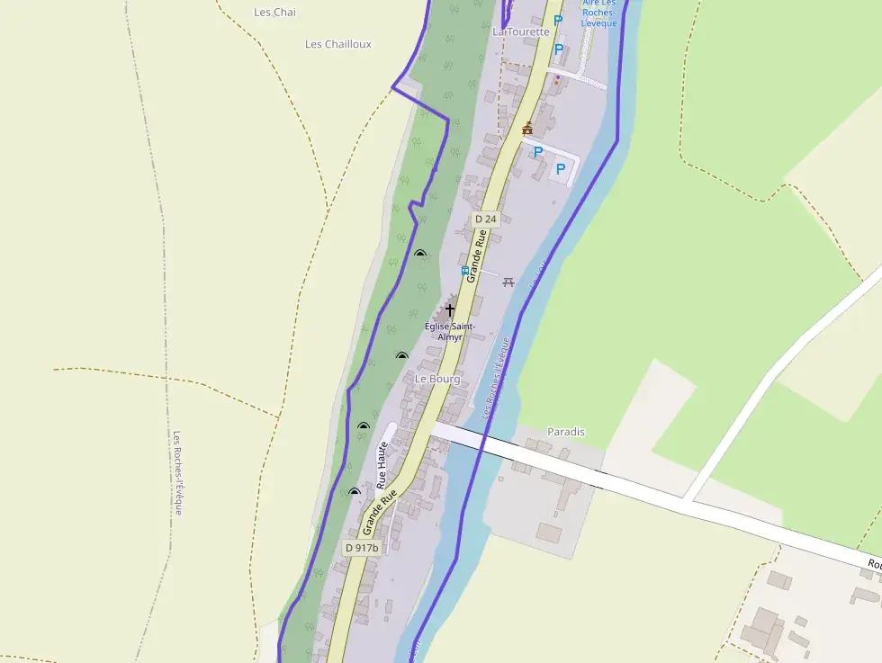 Maison 90 m² quatre pièces à vendre à Les Roches-l`Évêque