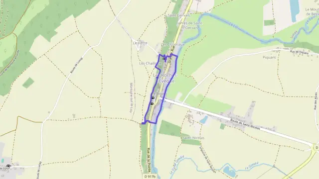 Maison 90 m² quatre pièces à vendre à Les Roches-l`Évêque