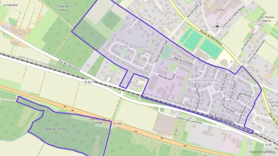 Maison 86 m² quatre pièces à vendre à Saint-Martin-le-Beau