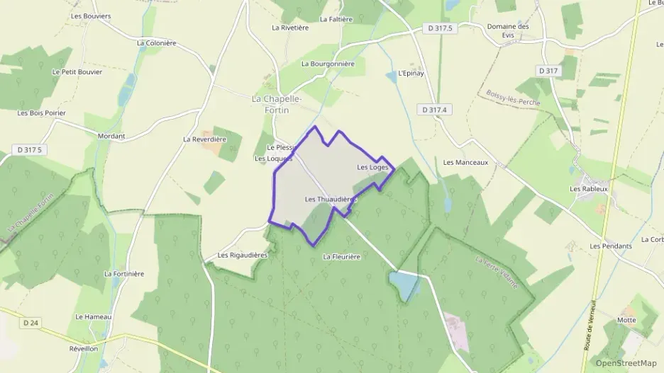 Maison 80 m² quatre pièces à vendre à La Chapelle-Fortin