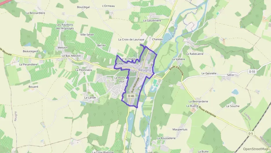 Maison 90 m² trois pièces à vendre à Reugny Maison 90 m² trois pièces à vendre à Reugny