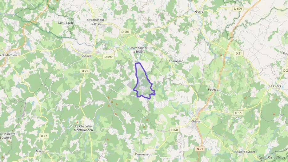 Maison 60 m² deux pieces à vendre à Champagnac-la-Rivière