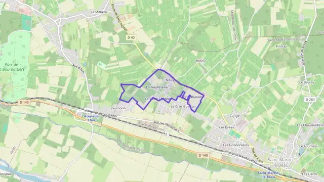 Maison 46 m² trois pièces à vendre à Saint-Martin-le-Beau