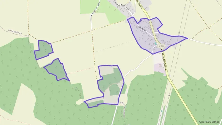 Maison 80 m² quatre pièces à vendre à Le Bosc-du-Theil Maison 80 m² quatre pièces à vendre à Le Bosc-du-Theil