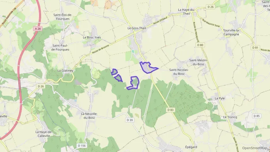 Maison 80 m² quatre pièces à vendre à Le Bosc-du-Theil
