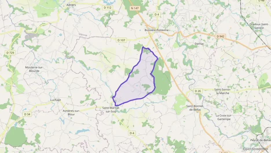 Maison 86 m² trois pièces à vendre à Val-d`Oire-et-Gartempe