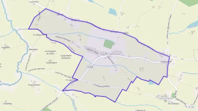 Maison 100 m² quatre pièces à vendre à Saint-Germier