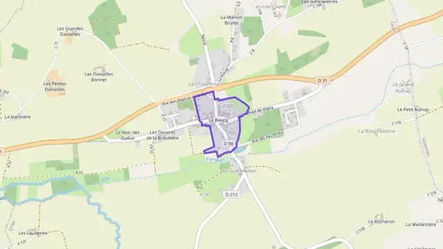 Maison 70 m² trois pièces à vendre à Ciran