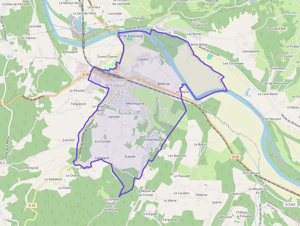 Maison 58 m² trois pièces à vendre à Le Buisson-de-Cadouin