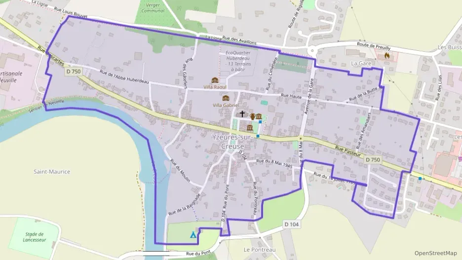 Maison 67 m² trois pièces à vendre à Yzeures-sur-Creuse